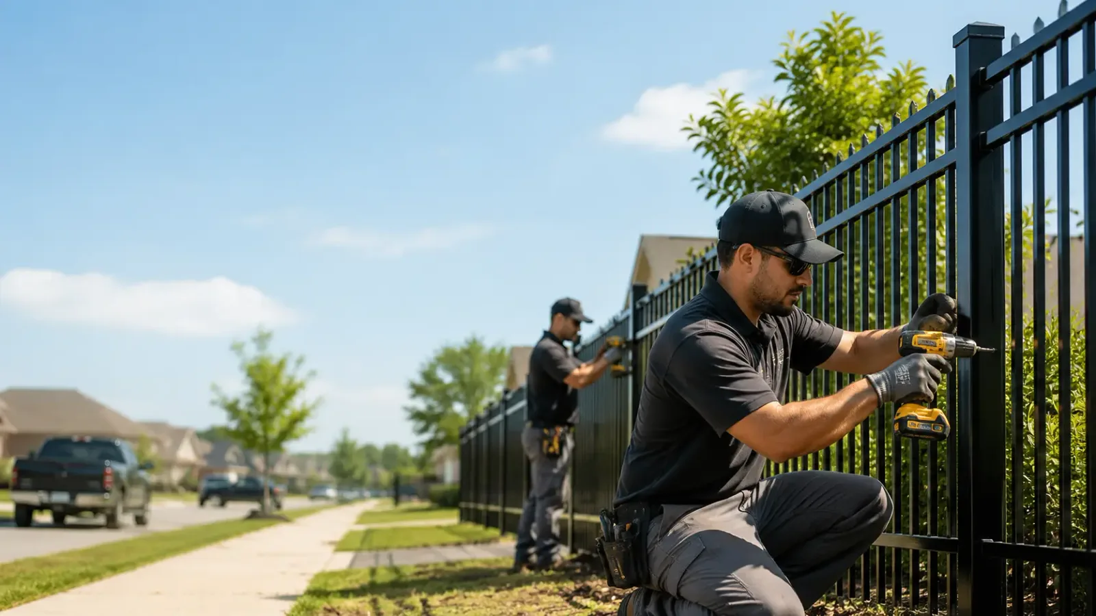 Metal Fence Installation in Hubbell, MI